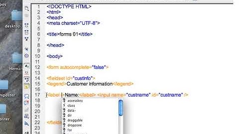 HTML5 Forms (part 2)