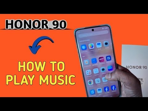 Honor 90 how to play music, music not working Honor 90