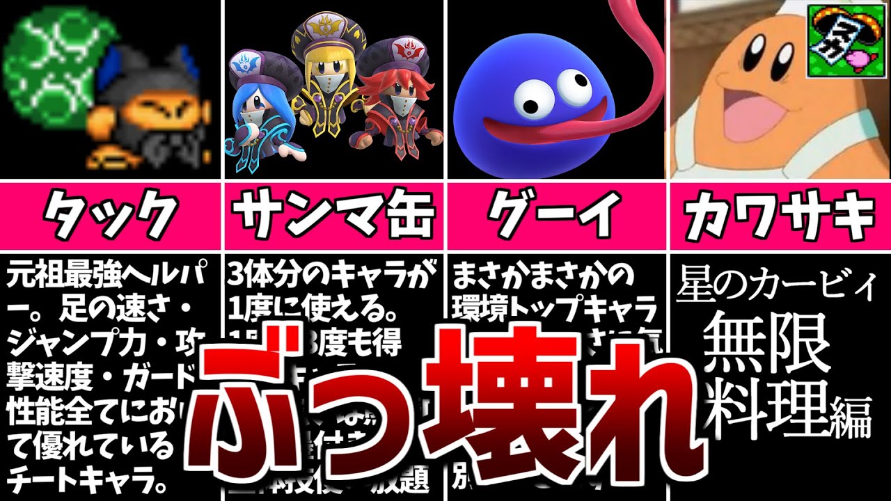 カービィより強いチートキャラ解説