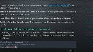 How to Send Params with navigation.goBack in React Navigation