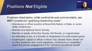 Full 2026-2027 USSYP Information Session Update