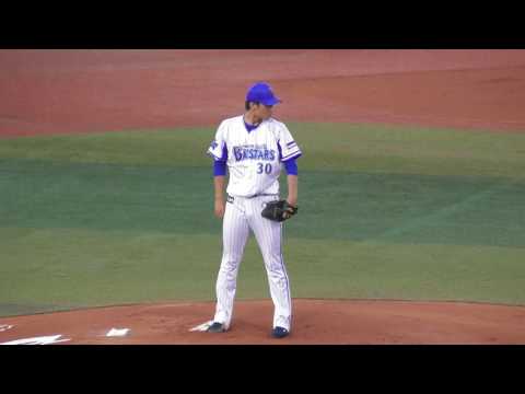 2017年6月19日 交流戦 横浜DeNA－ オリックス 飯塚投手 1回表の投球 【Yokohama db専用動画複製・転用禁止】