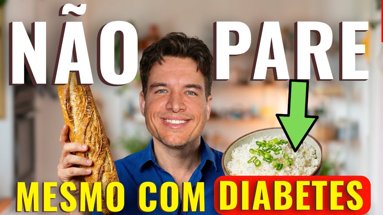 Por que pessoas com DIABETES e resistência à insulina NÃO DEVEM PARAR de comer pão, arroz e macarrão