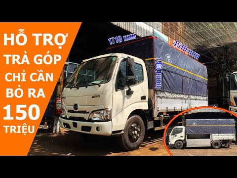 Video Xe Tải Hino 1 Tấn 9 Thùng Mui Bạt Nhôm Full Inox Mới... - youtube
