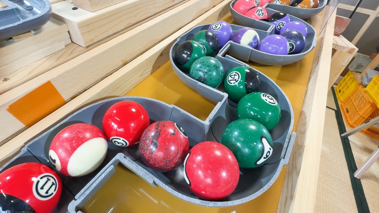 Seven fun marble run courses. Enjoy lots of handmade gimmicks. Vol. 28 #ASMR