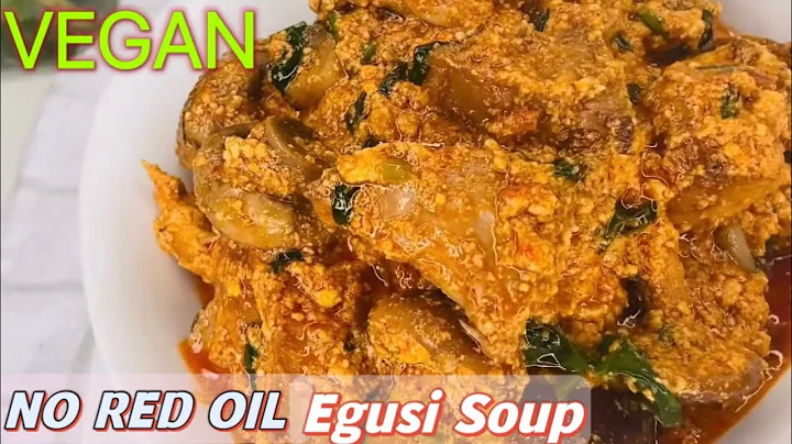 HOW TO MAKE THE BEST VEGAN NIGERIAN EGUSI SOUP Step By Step #vegannigeriansoup