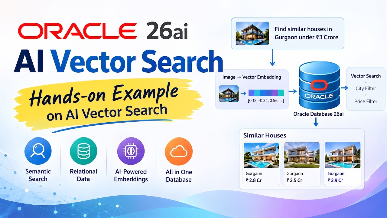 Oracle Ai Vector Search (Oracle database 26ai) --Live Demo