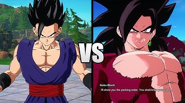Team Ultimate Gohan VS Team Goku Black SSJ4 (CPU VS CPU) - Dragon Ball Sparking! Zero Mods