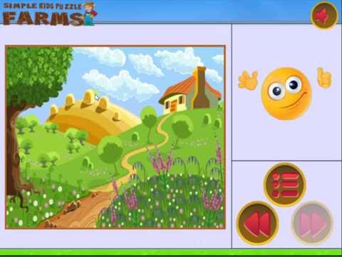 Simple Kids Puzzle Farms Unity3D Game Project