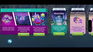 Famous #90 Simcity Build It - K Pop Mayor pass preview Wealth