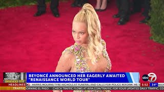 Beyoncé announces dates for Renaissance World Tour