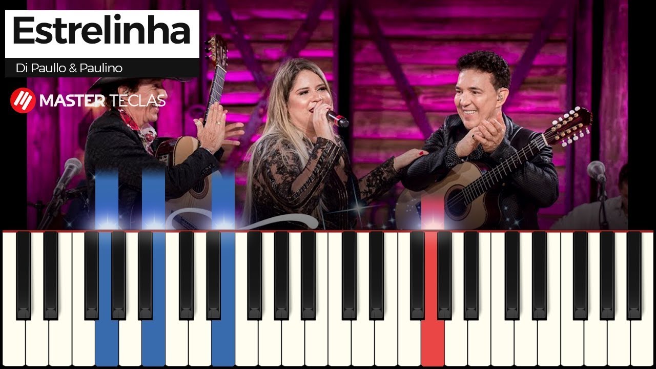 Estrelinha - Di Paullo & Paulino Part. Marília Mendonça | Piano Tutorial