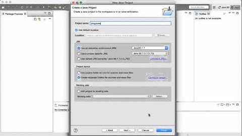 Como criar um projecto JAVA no Eclipse