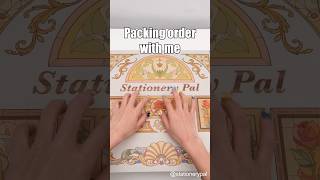 Packing Order With Me! | Stationery pal #shorts screenshot 3