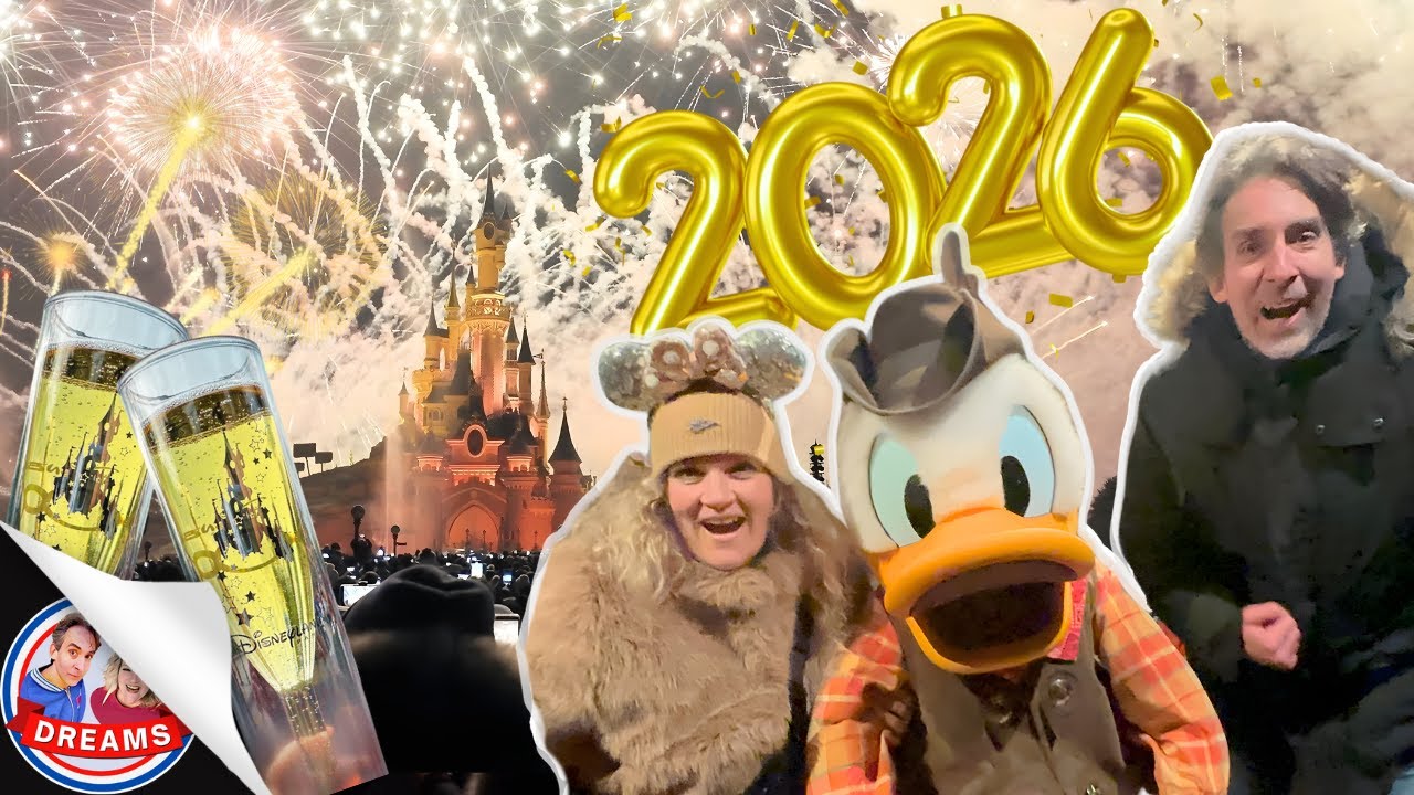 SOIRÉE NOUVEL AN 🥂DISNEYLAND PARIS 2026 : SPECTACLES & FEUX D’ARTIFICES ÉPOUSTOUFLANTS 