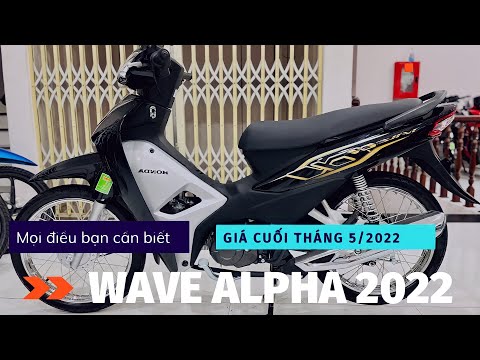 Video Review & báo giá wave alpha 2022 màu đen. Giá mới nhất... - youtube
