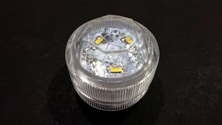Waterproof LED crystal light for underwater decoration.