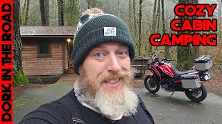Winter Motorcycle Camping on the Moto Morini XCape 650