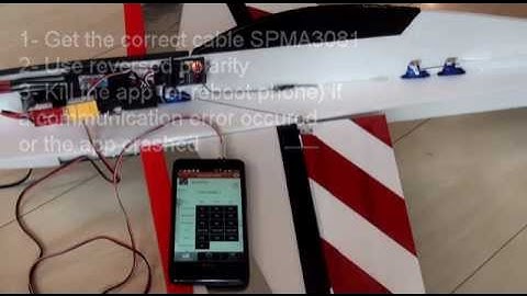 Spektrum AR636 AS3X Receiver communication &Android troubles