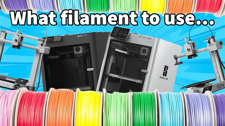 The most popular filaments and what they're used for...