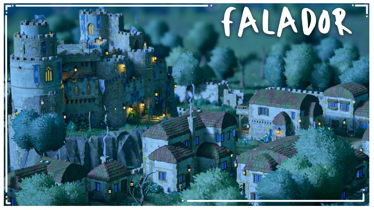Building Falador Castle in Tiny Glade 🏰 [Speed Build/Timelapse] - YouTube
