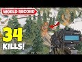 WORLD RECORD THERMAL SNIPES! | 34 KILLS SOLO VS SQUAD | CALL OF DUTY MOBILE