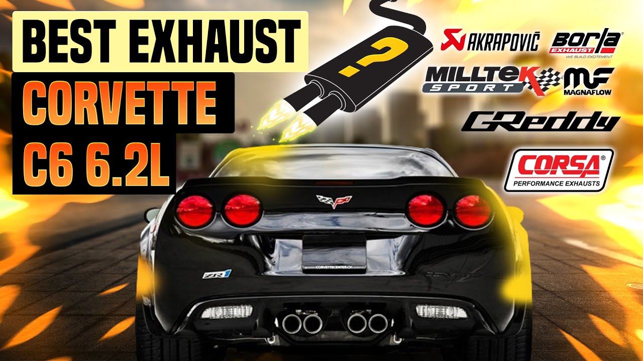 Chevrolet Corvette Exhaust Sound C6 6.2L🔥 Straight Pipe,Acceleration,Mods,Upgrade,Review,Borla,SLP+