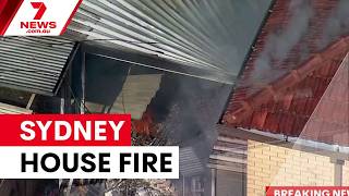 House fire engulfs Georges Hall home | 7NEWS