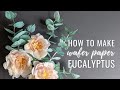 How to make Wafer Paper Eucalyptus | Anna Astashkina