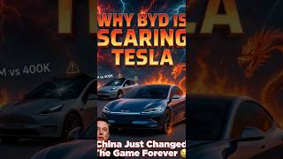 WHY BYD IS SCARING TESLA #cars #automobile #luxurycars #hypercars #tesla #byd #autotrends
