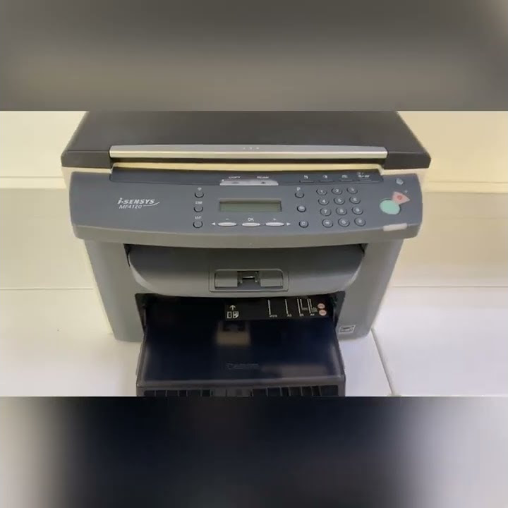 МФУ лазерный Canon i-SENSYS MF4120 - YouTube