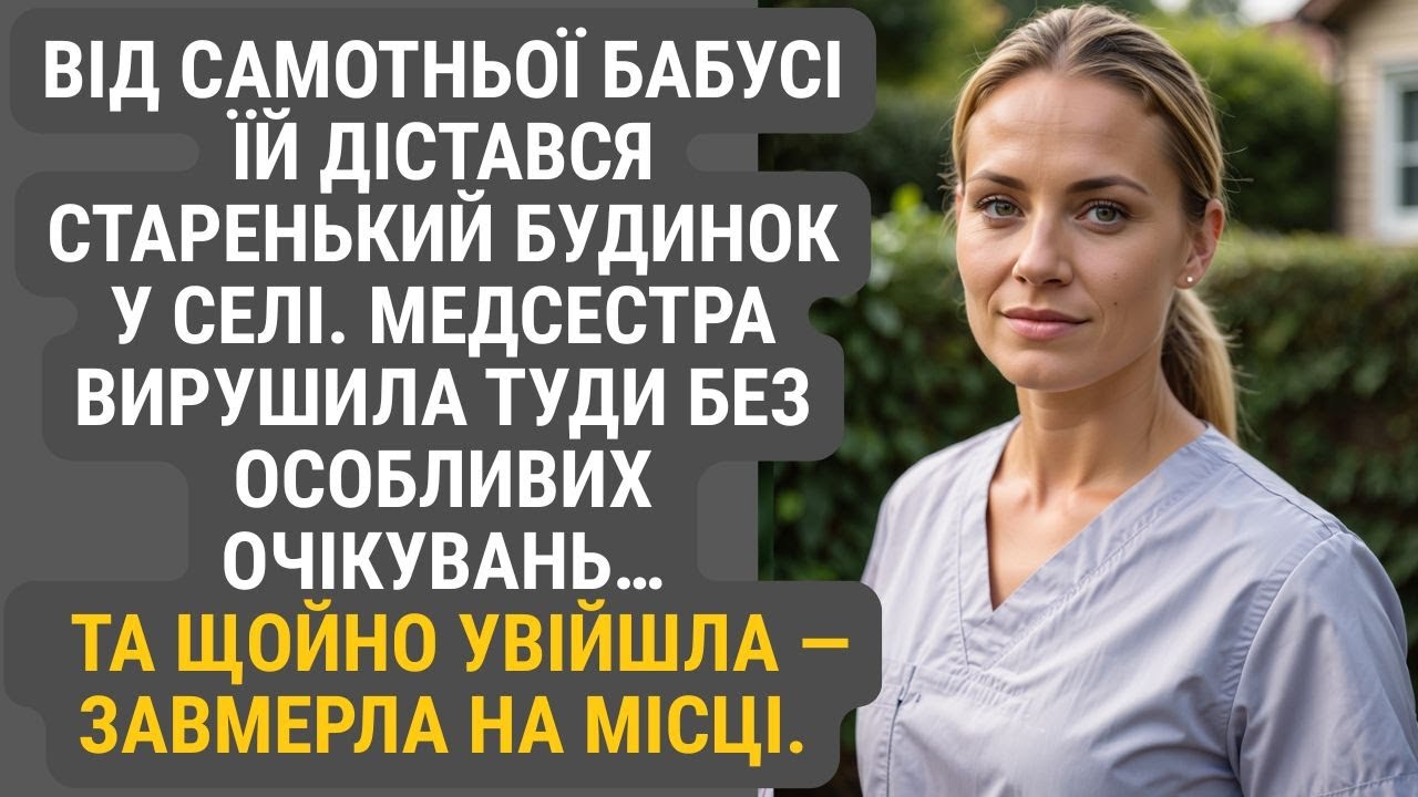 Коли бабуся залишила їй хатину в селі, жінка не чекала нічого особливого. Але щойно відчинила двері