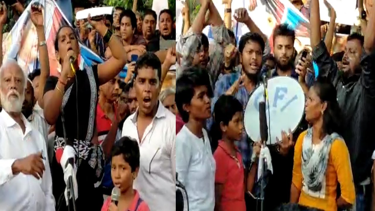 Chennai College Students Protest against Citizenship Act, Students Mass gathering at ValluvarKottam