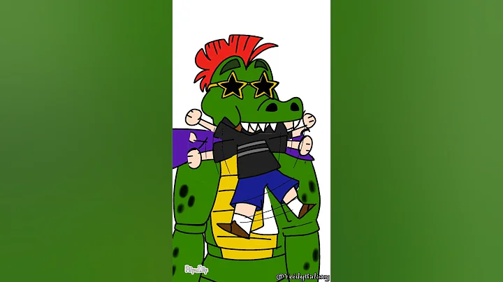 Monty bites the Crying Child| Fnaf Security Breach Short Animation #fnaf #fnafsecuritybreach