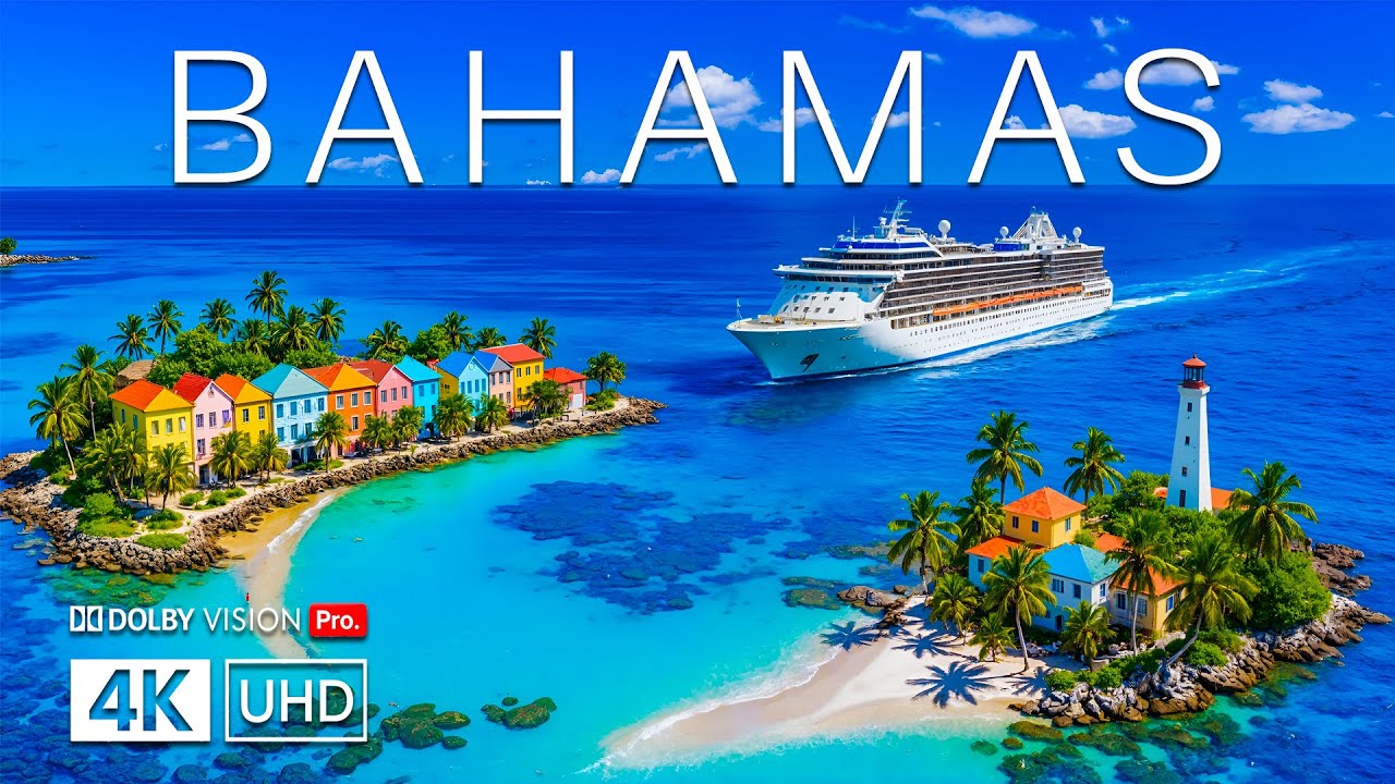 Bahamas Paradise 4K | Исследуйте кристально чистые воды, скрытые бухты и захватывающие дух островные