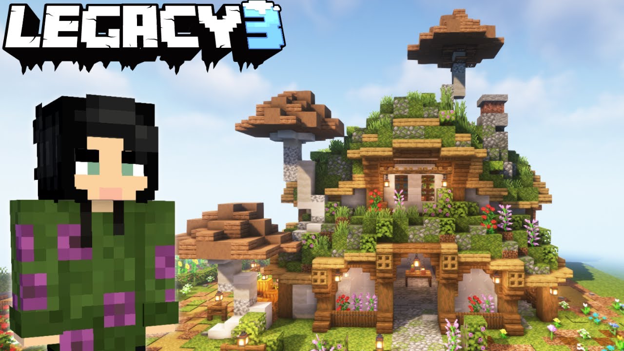 Building a MUSHROOM GREENHOUSE | Legacy SMP Ep 12