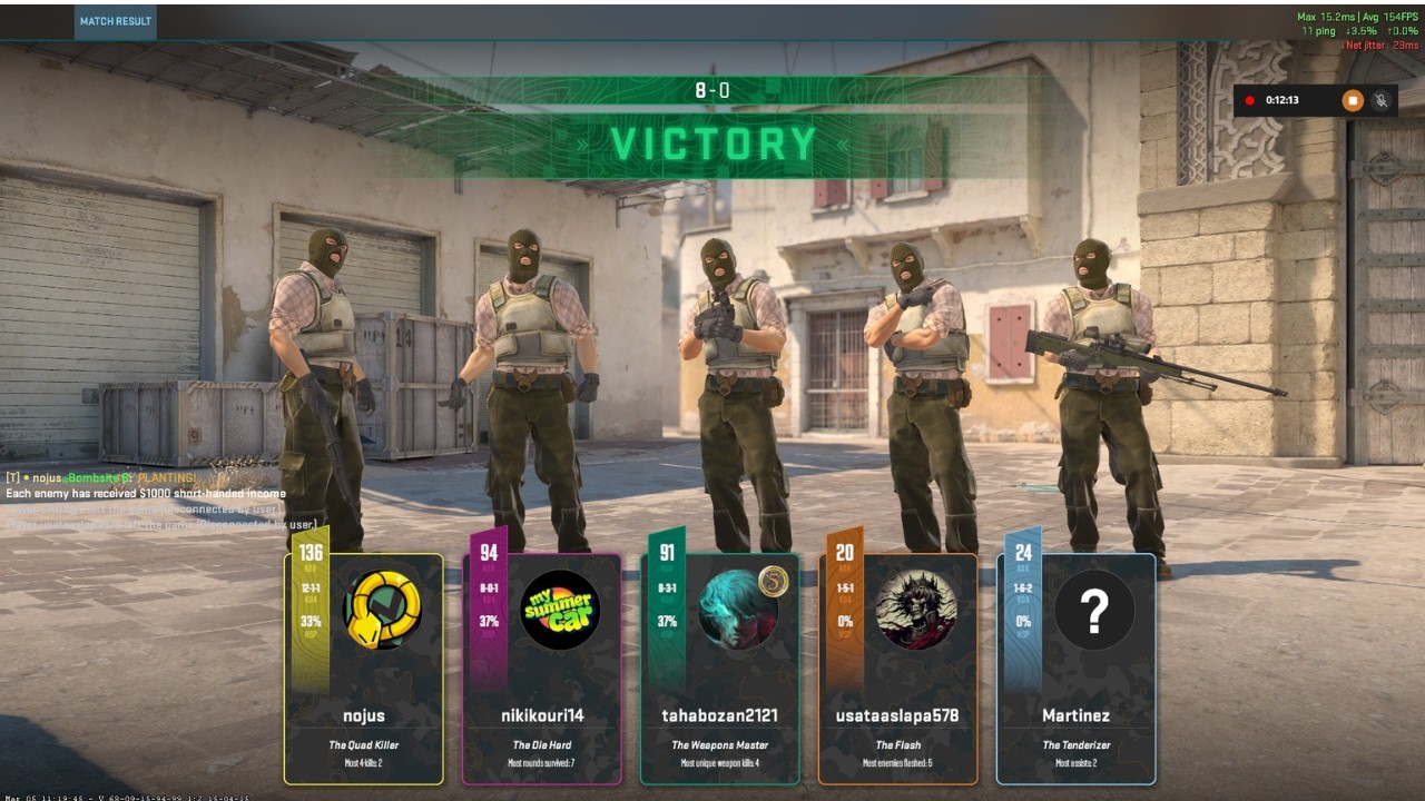 Counter Strike 2 gameplay competive