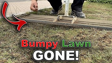 FIX a BUMPY and UNEVEN Lawn FOR GOOD in 10 Minutes or LESS... for BEGINNERS!