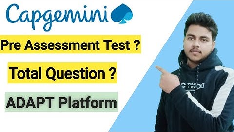 What is Pre Assessment Test in ADAPT Platform?| How to Complete Pre Assessment Test ? |Capgemini |