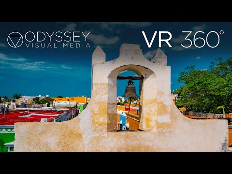 Campeche Virtual Tour | Mexico VR Travel Experience 360° 8K