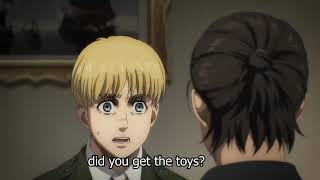 Eren Yeager doesn't want to share his McDonald's takeouts