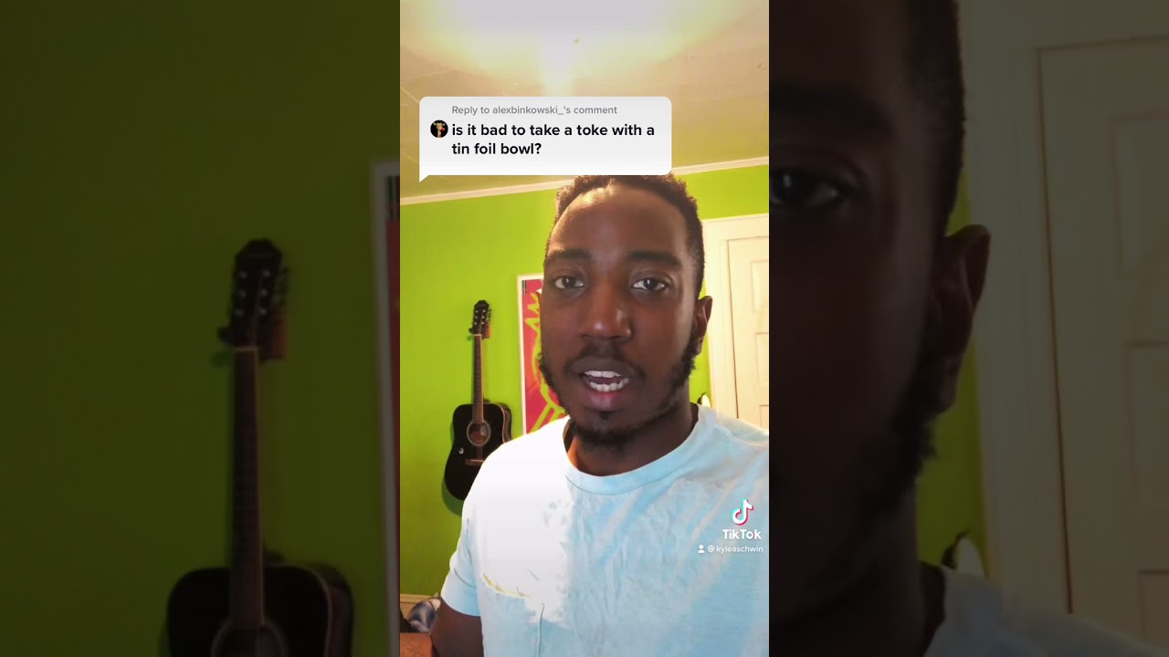 Smoke out of a tin foil bowl?