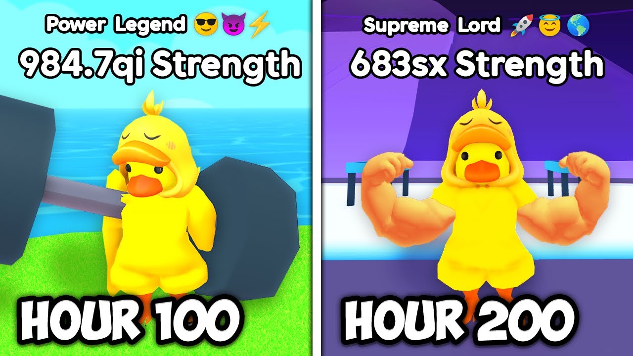 I Survived 200 Hours in Arm Wrestling Simulator (Roblox)