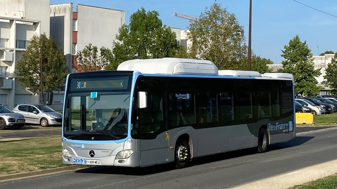 ALBATRANS — bus ligne 91.10 — Citaro C2 NGT — 706 [KICKDOWN]