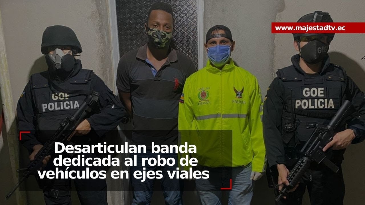 Desarticulan banda delictiva dedicada al robo de vehículos en ejes ...