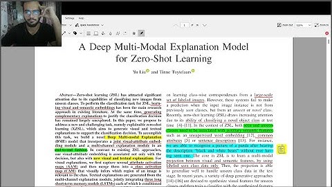 #1 XZSL: A Deep Multi-Modal Explanation Model for Zero-Shot Learning