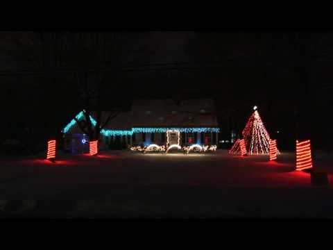 Colbert Report Theme Christmas Light Show (Light-O...