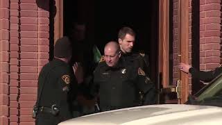 Patrick Frazee leaves daughter's custody hearing in bulletproof vest