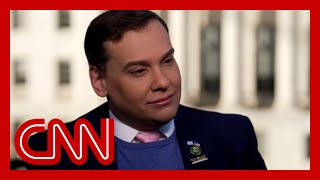 CNN reporter confronts George Santos about his lies