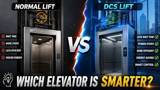 Destination Control System vs Standard control Lift  Which Elevator Is Smarter🚀